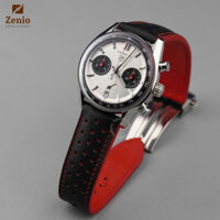 Dây đồng hồ Tag Heuer Carrera – Dây Rally Đen Đỏ