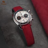 Dây đồng hồ Tag Heuer Carrera – Dây Da Nubuck Đỏ