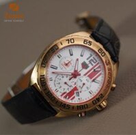 Dây đồng hồ Tag Heuer Formula – Dây Da Cá Sấu Màu Đen
