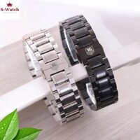 Dây Đồng Hồ Tag Heuer kim loại 3 mắt Thép Không Gỉ Cho Nam Và Nữ size 18mm20mm22mm