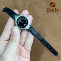 Dây đồng hồ Tissot 1853 da cá sấu màu đen