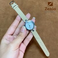 Dây đồng hồ Tissot 1853 dây da bê Pháp màu kem