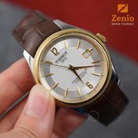 Dây đồng hồ Tissot Powermatic 80 Ballade – Dây Da Cá Sấu Màu Nâu Đất