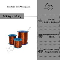Dây Đồng Quấn Biến Áp (0.10 đến 2.00mm) Cách Điện Cuộn Dây Đồng Quấn Motor Handmade Bonsai 0.5 Kg và 1 Kg DD05-1KG