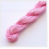 Dây dù 50m size 1mm Làm Vòng Tay Handmade - Hồng nhạt