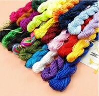 Dây dù 50m size 1mm Làm Vòng Tay Handmade - Màu Trắng