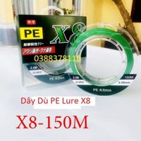 Dây Dù Câu Cá PE Lure X8 Dài 150m