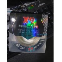 Dây dù Câu Cá Siêu bền Daiwa Nhật PE X9 7 màu đủ số