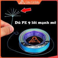 Dây Dù Câu Cá Siêu Bền PE X9 Mạnh Mẽ Dây Nhỏ 2mm Lure Cá Bạo Lực Nhợ Câu Giá Rẻ  Cước 7 Màu - Câu Cá E du