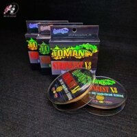 Dây Dù Câu Cá Siêu Bền TOMAN X8 CHÍNH HÃNG 150M Các Size - Cước Dù Câu Lure/ Câu Lục 7 Màu