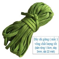 Dây dù giăng võng cột hàng loại tốt bản rộng 1.5 cm dài 10 mét