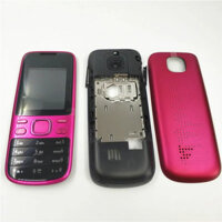 Đầy đủ nhà ở cho nokia 2690 nhà ở phía trước faceplate khung Bìa trường hợp cover quay lại/Pin cửa Bìa bàn phím
