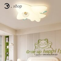 Đầy Đủ Quang Phổ Bảo Vệ Mắt Kem Gió Máy Bay Đèn Phòng Trẻ Em Bé TraiinsInternet Nổi Tiếng Sáng Tạo Phòng Ngủ Đèn Trần