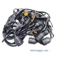 Dây Đui Đèn Ngoài Trời E27 - 5M 15 Đui