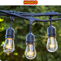 Dây đui trang trí ngoài trời, chống nước (Đui E27). Dài 5m-10m-15m