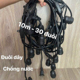 DÂY ĐUÔI ĐÈN CHỐNG NƯỚC 10M 30 ĐUÔI