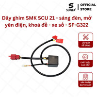 Dây ghim SMK SCU 21 - sáng đèn, mở yên điện, khoá đề - xe số - SF-G322