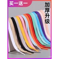 Dây giày AJ1 Air Force One AF1 Unisex Giày thể thao Converse cao thấp màu đen trắng dây giày phẳng