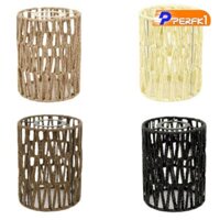 Dây Giấy Bóng Đèn Dệt Tay Xi Lanh Trang Trí Boho Sắc Thái Thay Thế Cho Trang Trại Phòng Nhà Hàng