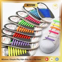 Dây giày cao su silicon đàn hồi buộc giày thông minh Goodmice Bộ 16 dây Chammart XIMO DGTM01-C8