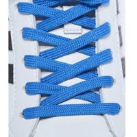 Dây giày dẹt bản rộng Wide Flat Laces – Xanh Dương