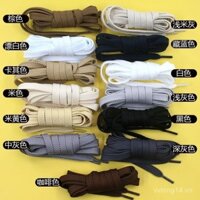 Dây giày đôi lớp phẳng tương thích với giày thể thao nam nữ New Balance NB, giày chạy thể thao màu đen trắng nhỏ
