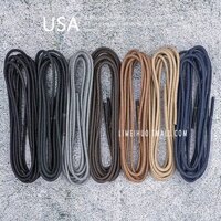 Dây giày kiểu đơn giản Rimei Fire màu cà phê đen nâu xám phù hợp cho giày da lộn trang trọng Madden chống nước dệt