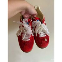 Dây giày Kiss Ting Thích hợp cho giày tập Adidas Samba Phụ kiện ngọc trai Khóa trang trí hoa giày cưới DIY