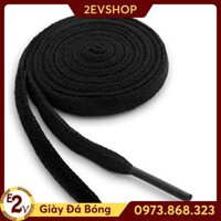 Dây giày thể thao đá bóng nam cao cấp, phụ kiện thời trang chất rẻ đẹp - 2EV - Màu Đen