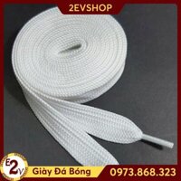 Dây giày thể thao đá bóng nam cao cấp, phụ kiện thời trang chất rẻ đẹp - 2EV - Màu Trắng
