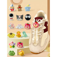 Dây giày trẻ em không cần buộc, dây giày co giãn, dụng cụ cố định dây giày lười, đầu dây giày kín