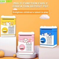 Dây GIỚI HẠN Điện Tử Heo Đất Đồ Chơi Sáng Tạo Tiền Xu Hộp Tiền Gửi Bền Trang Trí Nhà Cửa Mật Khẩu Hộp Tiền Mini Atm Máy