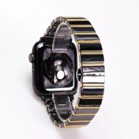Dây gốm Ceramic sang trọng dành cho Apple Watch 456SE 40mm 44mm - Vàng,41mm