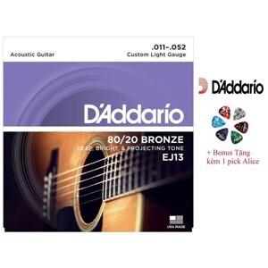 Dây guitar acoustic D'addario EJ13