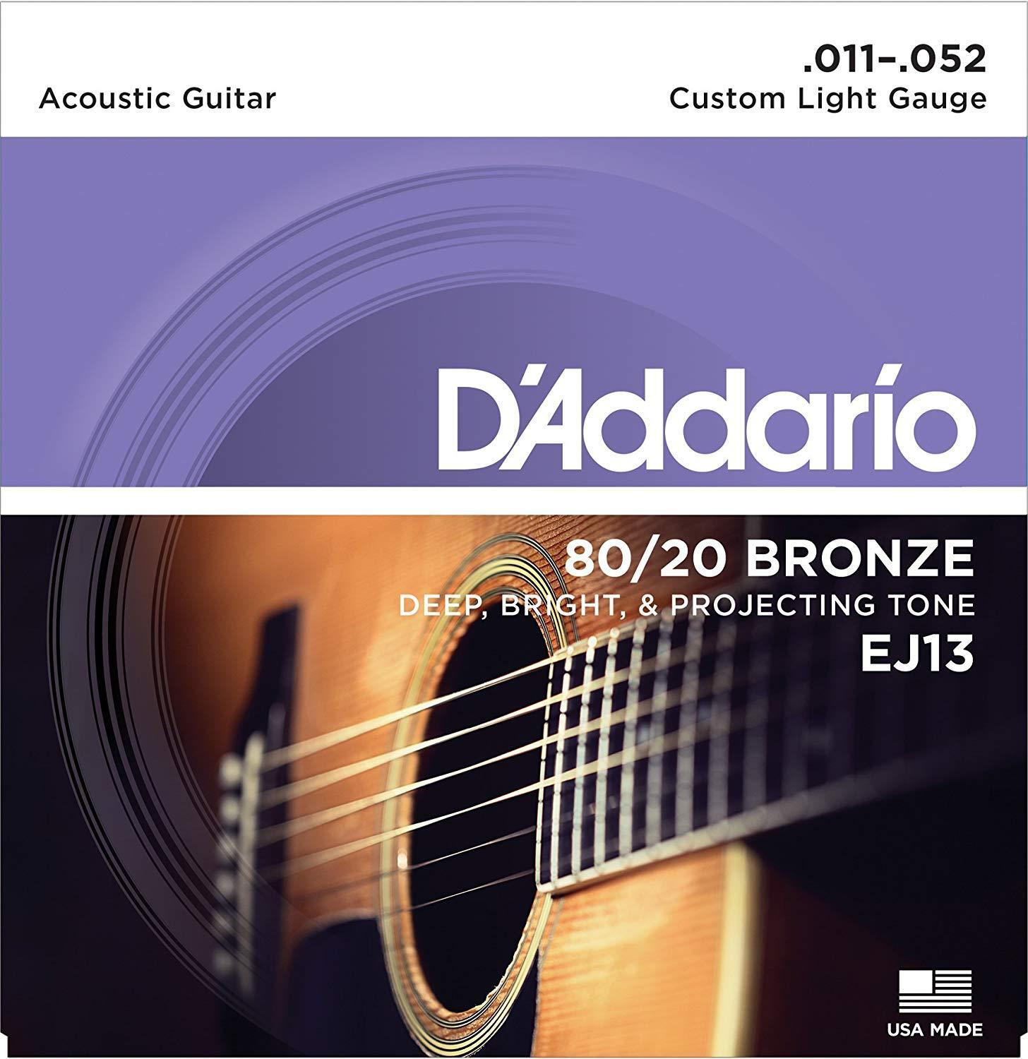 Dây guitar acoustic D'addario EJ13