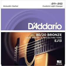 Dây guitar acoustic D'addario EJ13