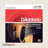 DÂY GUITAR ACOUSTIC D'ADDARIO EJ 12