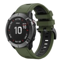 Dây Hai Màu Sporty cho Garmin Epix Pro 47mm/Fenix 7 Pro/7/6/5/935/945 (22mm) Garmin Epix Pro 51mm/Fenix 7X Pro/7X/6 26mm