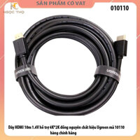 Dây HDMI 10m 1.4V hỗ trợ 4K*2K đồng nguyên chất hiệu Ugreen mã 10110 - hàng chính hãng - full vat