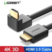 Dây HDMI đầu vuông bẻ góc vuông 90 độ UGREEN 10172 10173 HD103 Chính Hãng