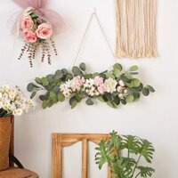 Dây hoa giả treo tường trang trí, decor nhà cửa, cửa hàng, tiệc cưới, treo cửa ra vào phong cách Bắc Âu