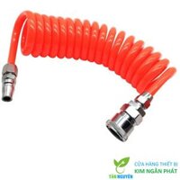 Dây Hơi Xoắn PU Phi 8 x Phi 12 mm – 9 m