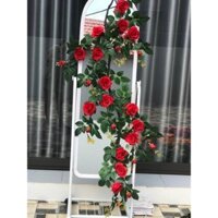 Dây Hồng Trà Leo Cổ Loại 1 Dài 1m8-Dây Hoa Giả, Dây Hoa Trang Trí Hàng Kĩ