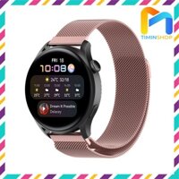 Dây Huawei Watch 3 3 Pro - Dây thép, khóa nam châm - Hồng