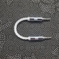 Dây IC, AUX, 2 đầu 3.5mm 8 lõi bạc cao cấp cho DAC / AMP