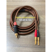 Dây jack AV sang bắp chuối cắm từ Âm ly sang loa DIY 0.5 đến 5 mét - RCA to audio jack banana plug