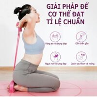 Dây kéo đàn hồi 4 ống cao su bàn đạp chân -dụng cụ tập gym KHOBUONHONAM168