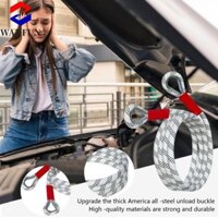 Dây kéo RADIANTEDGE, Dây cứu hộ Nylon dày hơn, Xe chống mài mòn bền bỉ Dây kéo màu trắng ô tô