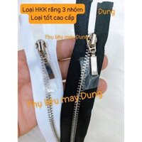 dây kéo răng 3 inox loại HKK tốt giá 1 lố 12 sợi