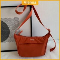 Dây kéo vai nữ có dây kéo lưỡi liềm Nylon rắn Hobo cho túi du lịch (Cam)